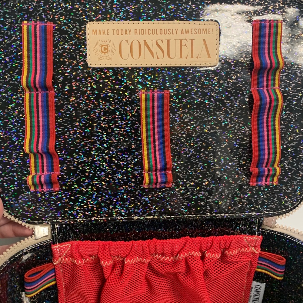 Consuela Blue Jag Train Case - Picture 5 of 6